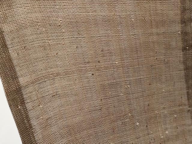 平和屋本店*極上 夏物 芭蕉布 手積み芭蕉糸100% 希少色 黄枯茶色 逸品 未使用 CYAA2434s5