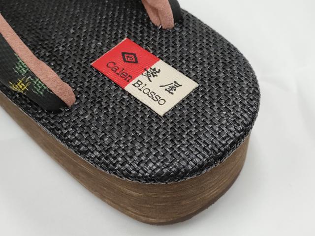 平和屋本店■ 和装小物 菱屋 Calen Blosso カレンブロッソ カフェ草履 Lサイズ 逸品 未使用 CYAA2498s5