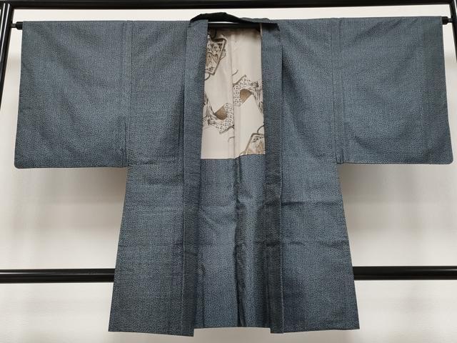 平和屋着物●極上 男性 本場大島紬 アンサンブル 幾何学文様 逸品 CYAA2637s5