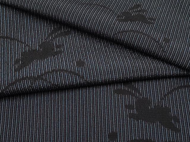 平和屋着物▽極上 本塩沢 単衣 兎露芝文 逸品 CYAA2758s5