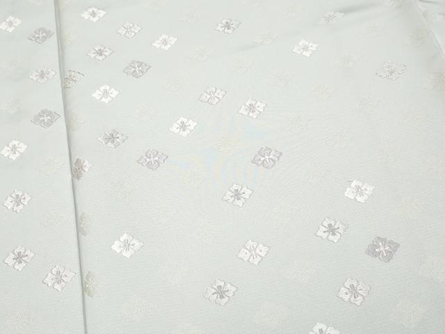 平和屋本店■極上 山口美術織物 皇室 伊勢神宮御用 西陣織 訪問着 唐織 花菱 白花色地 逸品 CYAA2898s5