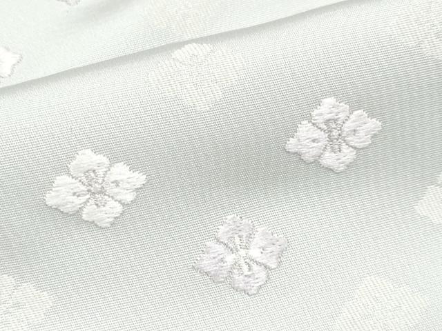 平和屋本店■極上 山口美術織物 皇室 伊勢神宮御用 西陣織 訪問着 唐織 花菱 白花色地 逸品 CYAA2898s5