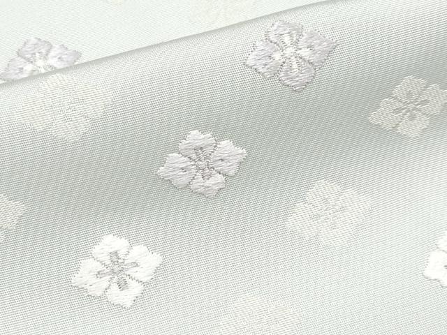 平和屋本店■極上 山口美術織物 皇室 伊勢神宮御用 西陣織 訪問着 唐織 花菱 白花色地 逸品 CYAA2898s5
