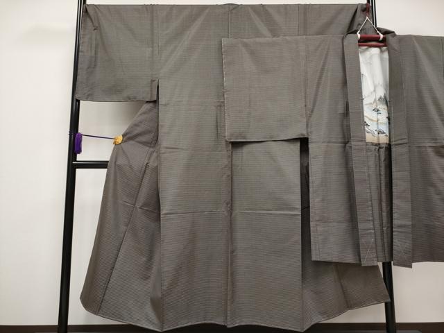 平和屋着物■極上 男性 本場大島紬 アンサンブル キングサイズ 逸品 未使用 CYAA2899s5