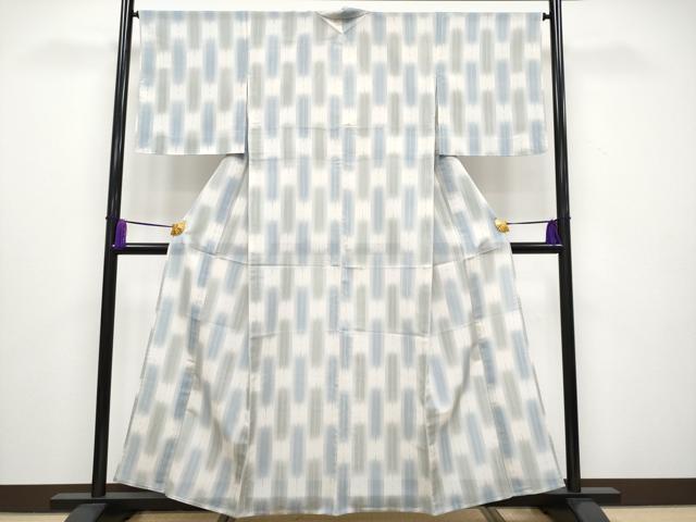 平和屋着物■極上 夏物 明石ちぢみ 吉祥間道 逸品 未使用 CYAA2991s5