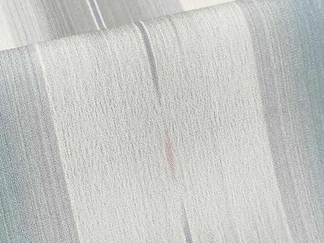 平和屋着物■極上 夏物 明石ちぢみ 吉祥間道 逸品 未使用 CYAA2991s5