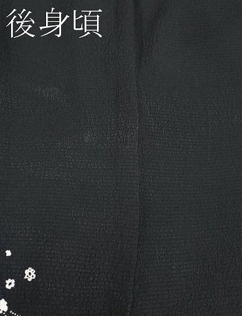 平和屋着物*極上 夏物 紗紬 蟹 カニ 黒地 逸品 CYAA2994s5