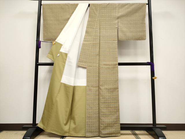 平和屋本店■極上 本場与那国花織 草木染 手織 ミトフ染 村本百合子作 証紙付き 逸品 未使用 CYAA3008s5