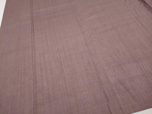 平和屋着物▽極上 本場結城紬 重要無形文化財 単衣 色無地 鴇浅葱色地 逸品 未使用 CYAA3061s5