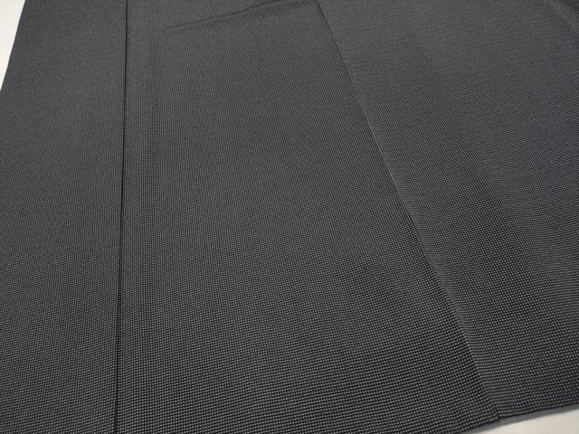 平和屋着物●極上 江戸小紋 角通し 黒地 逸品 未使用 CYAA3083s5