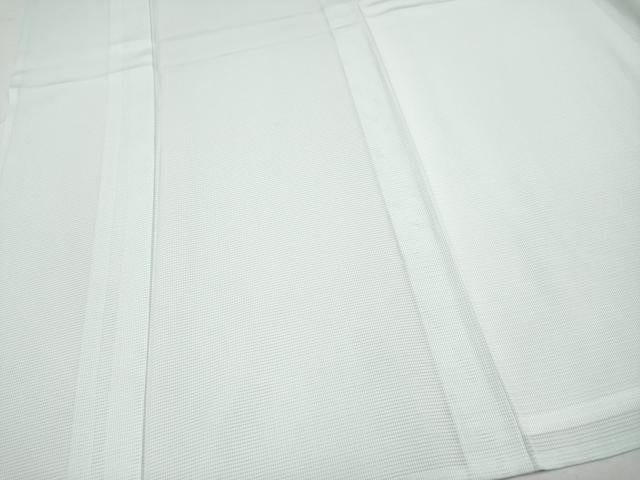 平和屋着物*極上 夏物 江戸小紋 絽 万筋 白×千草鼠色 逸品 CYAA3214s5