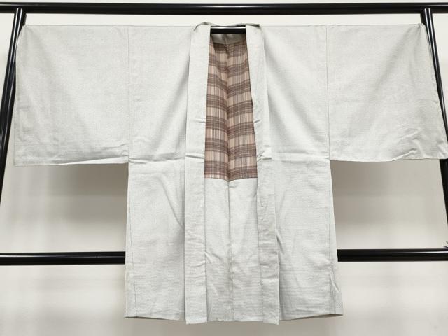 平和屋本店■極上 男性 紬 アンサンブル キングサイズ 亀甲柄 逸品 CYAA3283s5