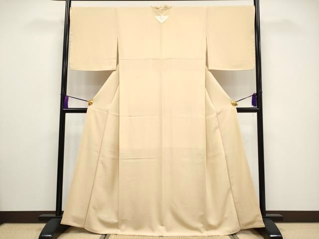 平和屋着物●極上 色無地 丁子色 逸品 未使用 CYAA3300s5