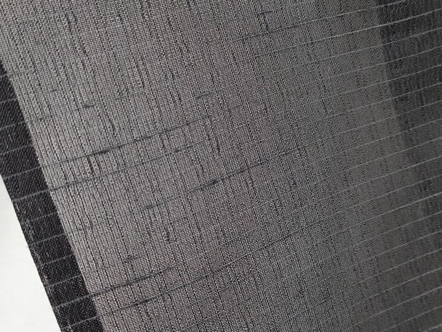 平和屋本店*極上 夏物 本場縞大島紬 夏大島 間道 壽紬工房謹製 証紙付き 逸品 未使用 CYAA3321s5