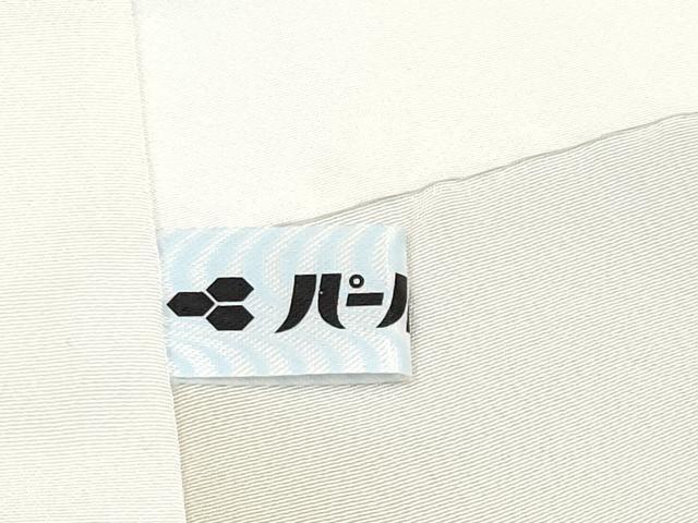 平和屋着物●極上 小紋 吉祥文 鬼しぼ縮緬 千草鼠色地 逸品 CYAA3327s5