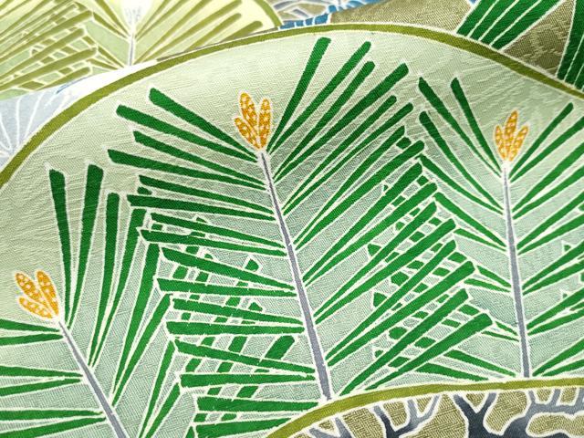 平和屋着物●極上 振袖 友禅 松竹梅 海松色地 逸品 未使用 CYAA3437s5