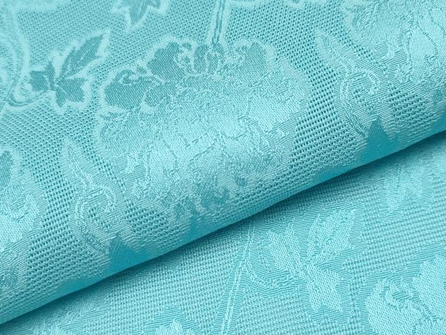 平和屋本店*極上 夏物 色無地 牡丹唐草紋紗 新橋色 逸品 CYAA5097s6