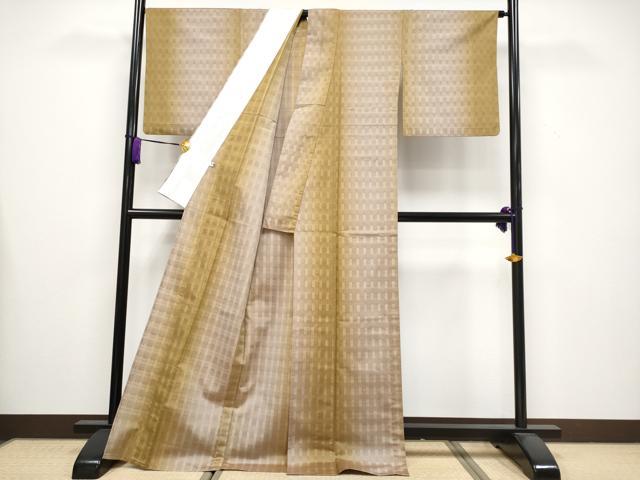 平和屋本店*極上 夏物 伝統工芸品 都花くら 花織 紬 絽紗織 証紙付き 逸品 CYAA3561s5