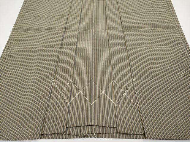 平和屋着物●極上 男性 馬乗り袴 縞 逸品 未使用 CYAA3579s5