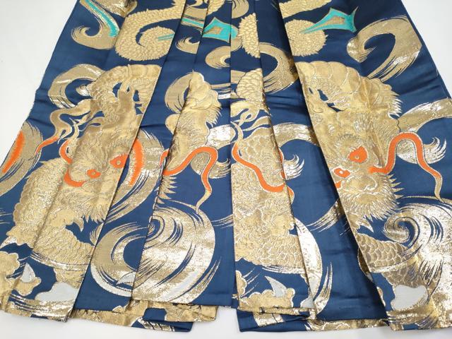 平和屋着物■極上 男性 馬乗り袴 舞台衣装 龍 金糸 CYAA3581s5