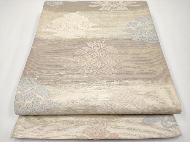 平和屋着物*極上 夏物 六通柄袋帯 唐織 野分 金糸 逸品 CYAA3590s5