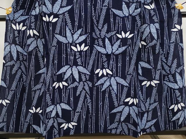 平和屋着物∴極上 夏物 浴衣 有松鳴海絞り 笹竹文 綿 逸品 未使用 CYAA3645s5