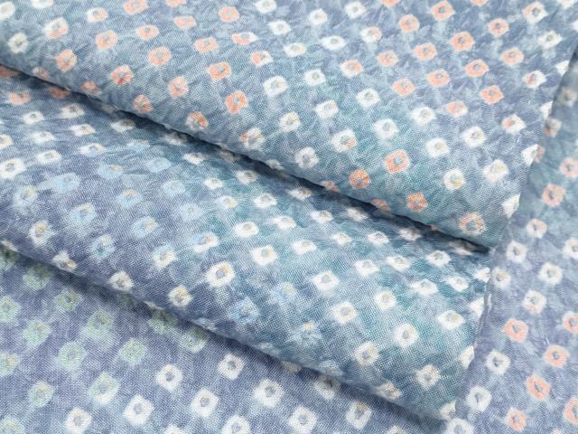 平和屋着物■極上 夏物 浴衣 有松鳴海絞り 霞文 綿 逸品 CYAA3663s5