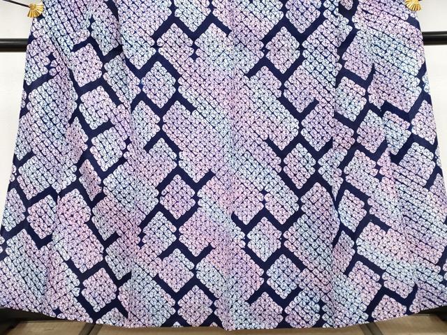 平和屋着物∴極上 夏物 浴衣 有松鳴海絞り 亀甲繋ぎ 綿 逸品 CYAA3665s5