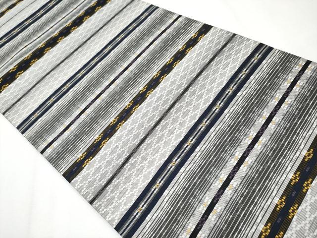 平和屋着物●極上 全通柄袋帯 花織 横段文 逸品 CYAA3724s5