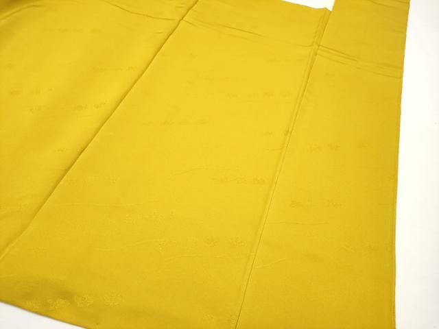 平和屋着物●極上 本加賀友禅作家 由水煌人監修 色無地 蔦の葉地紋 さが美扱い 櫨染色地 逸品 未使用 CYAA3785s5