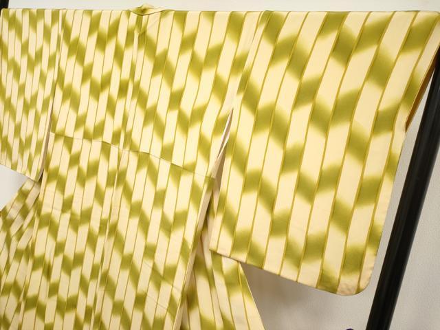 平和屋本店■極上 銀座 志ま亀 小紋 間道 蜂蜜色地 逸品 CYAA3811s5