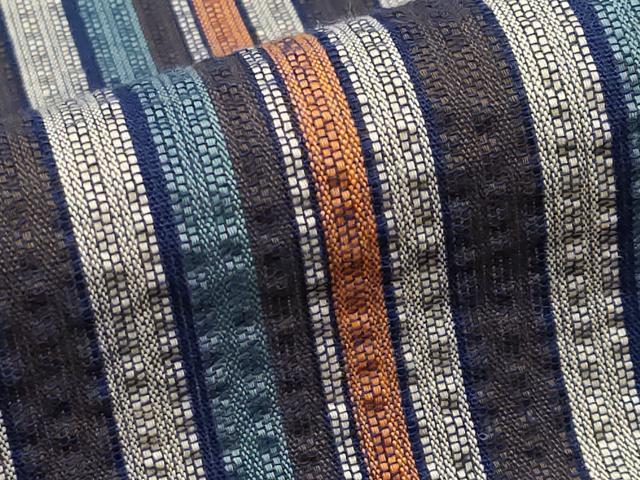 平和屋着物∴極上 夏物 阿波しじら織 浴衣 縞 綿 逸品 CYAA3855s5