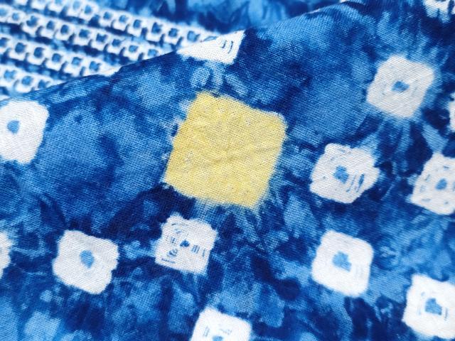 平和屋着物∴極上 夏物 浴衣 有松鳴海絞り 流水文 綿 逸品 CYAA3894s5