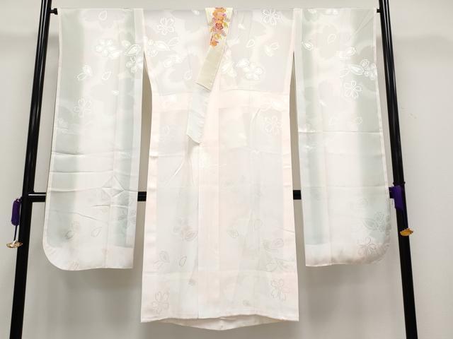 平和屋着物●極上 和染紅型 栗山紅型 栗山吉三郎 振袖 長襦袢セット 花車文 鬼しぼ縮緬 逸品 CYAA4023s6