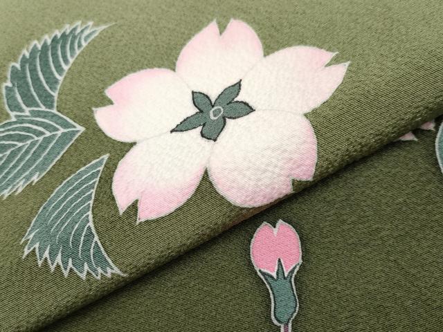 平和屋着物●極上 世界的人形師 辻村寿三郎 ジュサブロー 訪問着 舞桜 暈し染め 逸品 CYAA4042s6