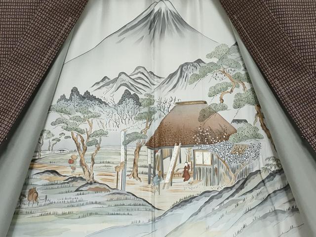 平和屋着物●極上 男性 本場大島紬 アンサンブル 絣文様 逸品 未使用 CYAA4126s6