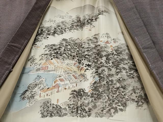 平和屋着物●極上 男性 本場大島紬 アンサンブル 100亀甲 総詰め 逸品 未使用 CYAA4193s6