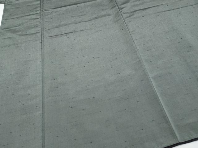 平和屋着物●極上 男性 紬 アンサンブル 色無地 豆がら茶色地 逸品 CYAA4197s6
