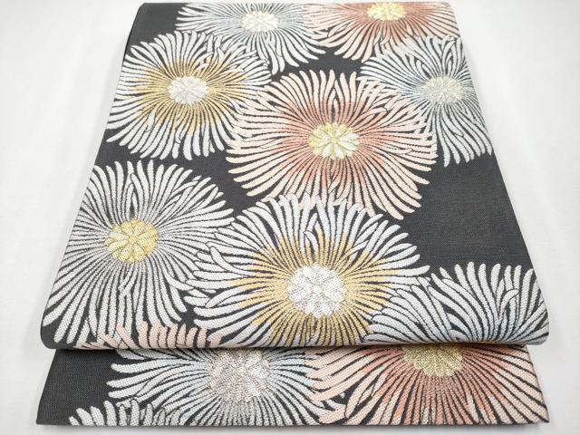 平和屋着物●極上 六通柄袋帯 唐織 菊尽くし 金銀糸 逸品 CYAA4248s6