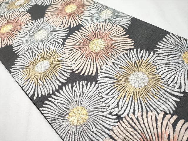 平和屋着物●極上 六通柄袋帯 唐織 菊尽くし 金銀糸 逸品 CYAA4248s6
