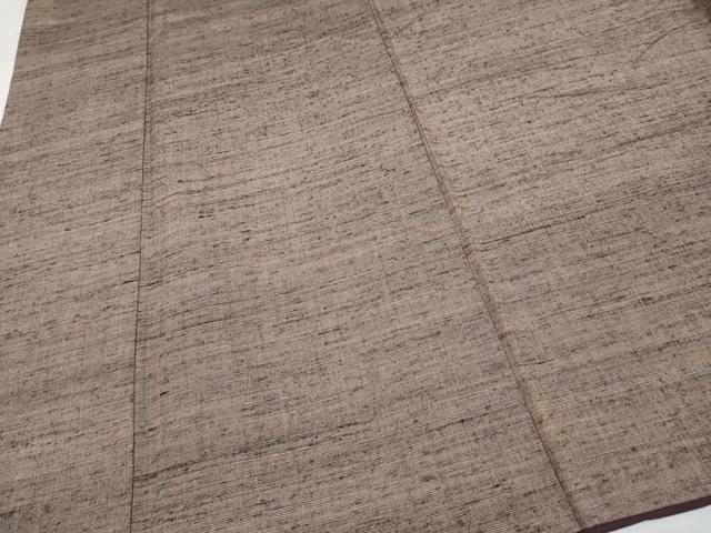 平和屋着物●極上 菅原工房 菅原結作 漢方染紬 銀煤竹色地 証紙付き 逸品 CYAA4282s6