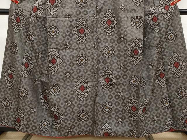 平和屋着物●極上 希少 本場大島紬 龍郷絣 逸品 CYAA4294s6