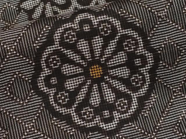 平和屋着物●極上 希少 本場大島紬 龍郷絣 逸品 CYAA4294s6