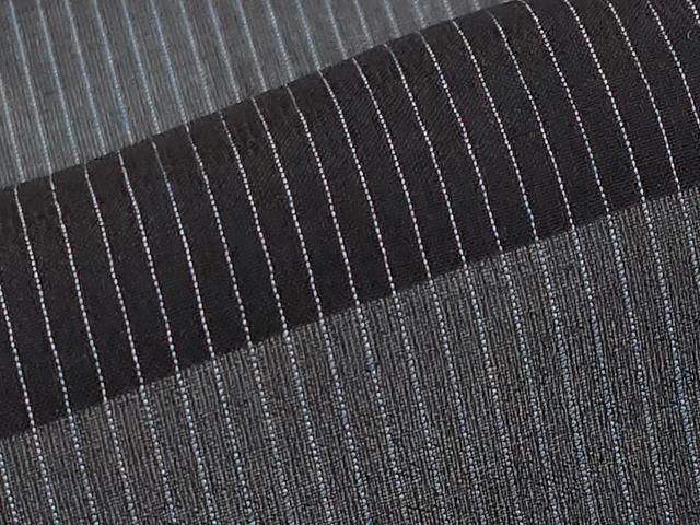 平和屋本店*希少 夏物 首里上布 琉球本場織物 黒地 証紙付き 逸品 未使用 CYAA5091s6