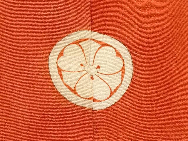 平和屋着物●極上 アンティーク 大正ロマン 振袖 駒刺繍 冊子御所車花文 金彩 逸品 CYAA4358s6