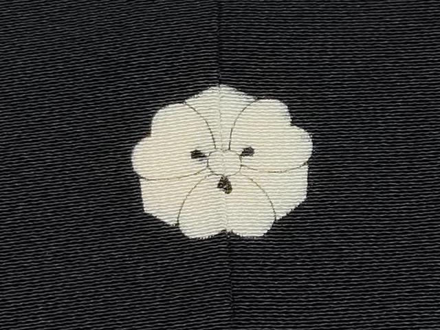 平和屋本店●極上 本加賀友禅作家 東藤岳 お引きずり・お引き摺り・色留袖 草花文 黒地 逸品 CYAA4359s6