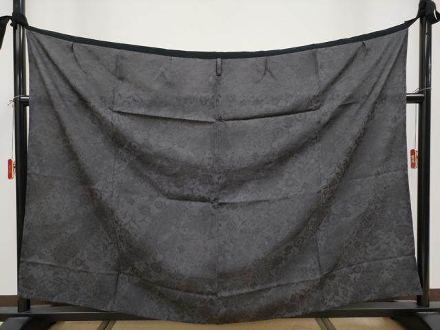 平和屋着物∞極上 道中着 二部式 お召地 更紗花唐草文 反端付き 逸品 未使用 CYAA4361s6