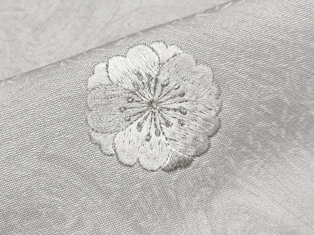 平和屋本店#極上 長羽織 総刺繍 舞花文 墨流し文様 銀糸 逸品 CYAA4363s6