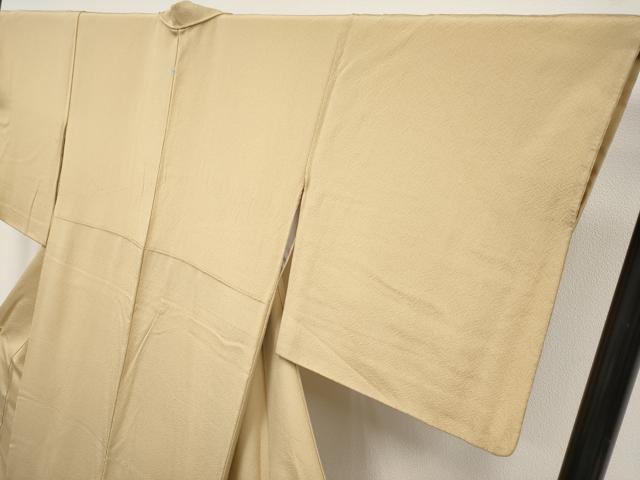 平和屋着物●極上 色無地 丁子色 逸品 CYAA4366s6