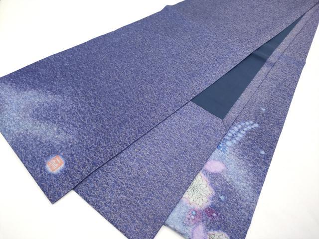 平和屋本店●極上 久保田一竹 幻の辻が花 太鼓柄袋帯 金通し地 逸品 CYAA4402s6